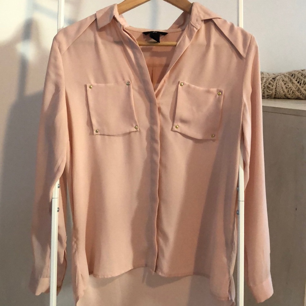 Blush blouse
